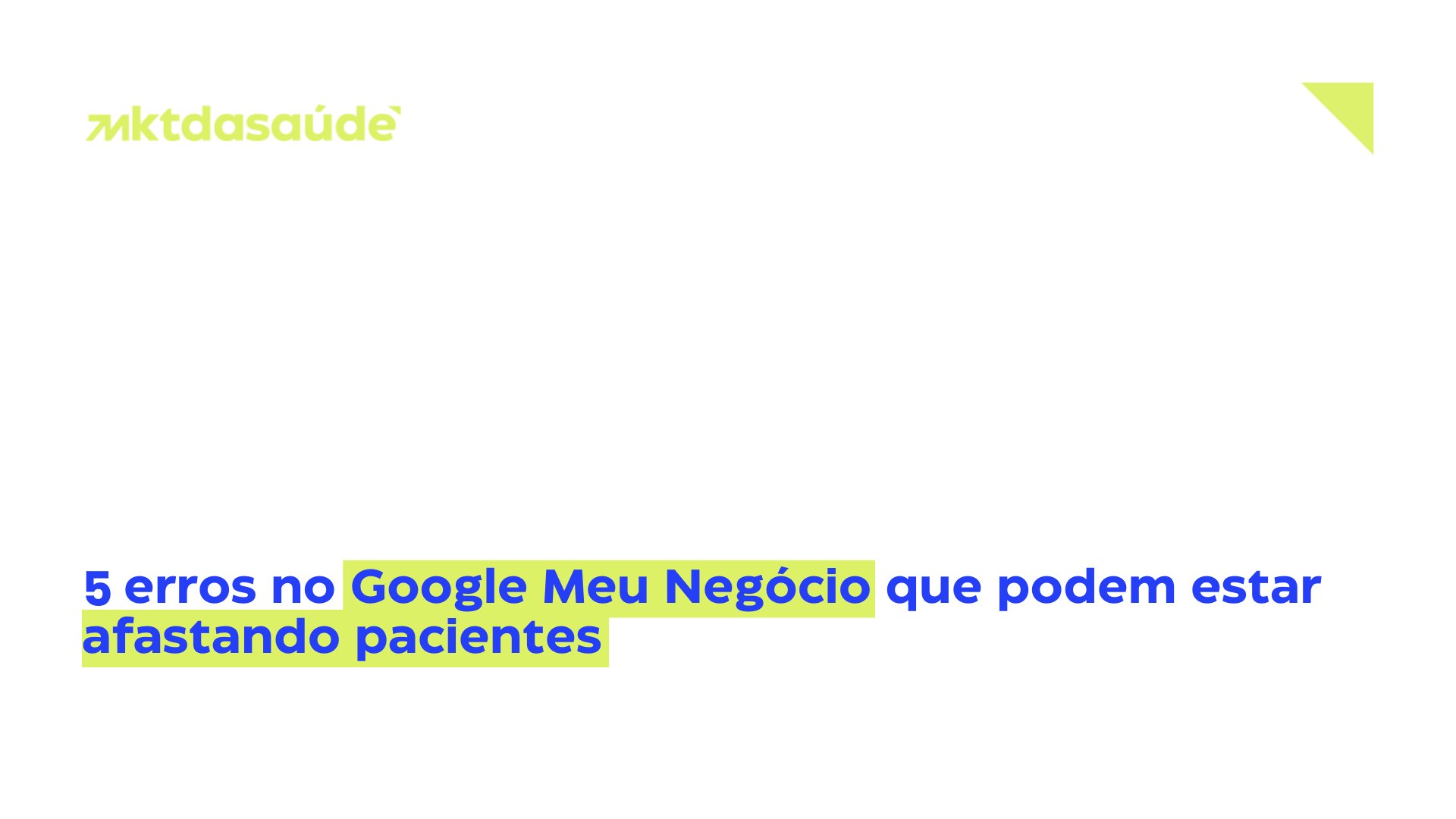 Google Meu Negócio